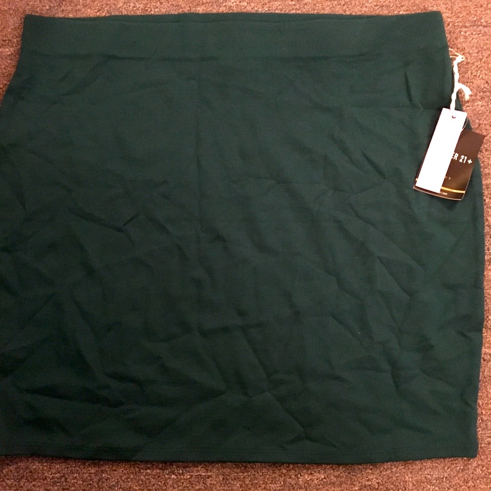 New Teal bodycon skirt (2X)
